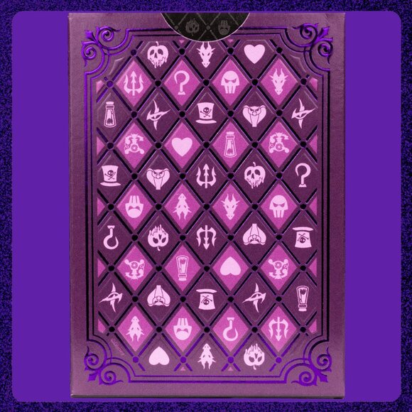 Bicycle x Disney Villains Green & Purple Bundle - Picture 4 of 15